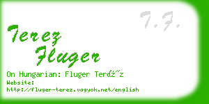 terez fluger business card